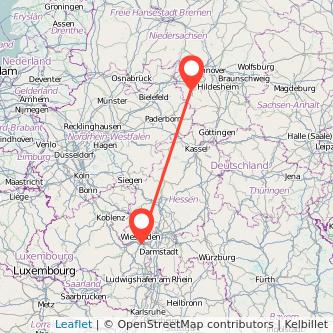 Mainz Hameln Mitfahrgelegenheit Karte