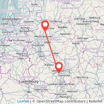 Mainz Dülmen Mitfahrgelegenheit Karte