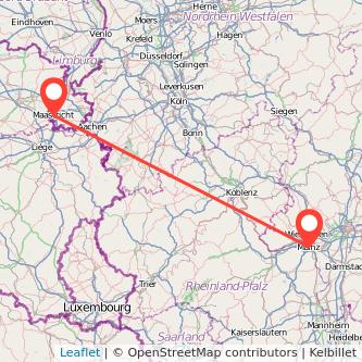 Mainz Maastricht Mitfahrgelegenheit Karte