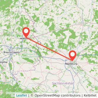 Magdeburg Wolfsburg Mitfahrgelegenheit Karte