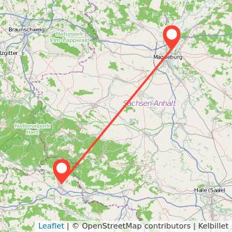 Magdeburg Nordhausen Mitfahrgelegenheit Karte