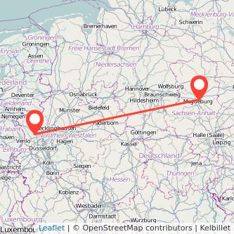 Magdeburg Kamp-Lintfort Mitfahrgelegenheit Karte