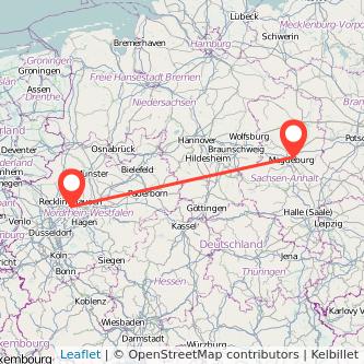 Magdeburg Herne Mitfahrgelegenheit Karte