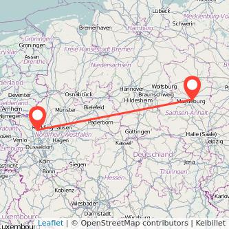 Magdeburg Dinslaken Mitfahrgelegenheit Karte