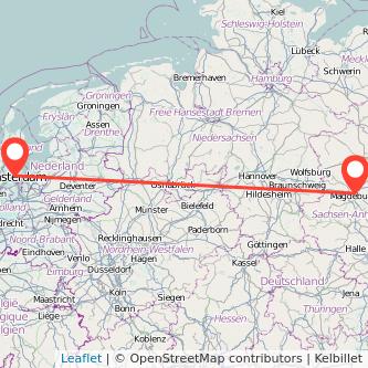 Magdeburg Amsterdam Mitfahrgelegenheit Karte