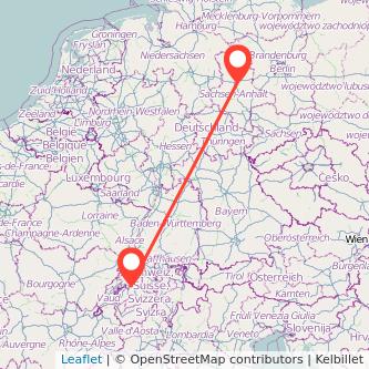 Magdeburg Bern Mitfahrgelegenheit Karte