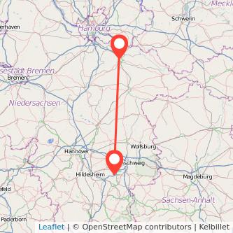 Lüneburg Salzgitter Mitfahrgelegenheit Karte