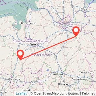 Lüneburg Vechta Mitfahrgelegenheit Karte