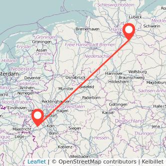 Lüneburg Jülich Mitfahrgelegenheit Karte