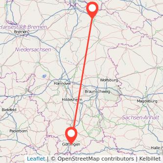 Lüneburg Göttingen Mitfahrgelegenheit Karte