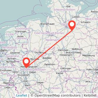 Lüneburg Gladbeck Mitfahrgelegenheit Karte