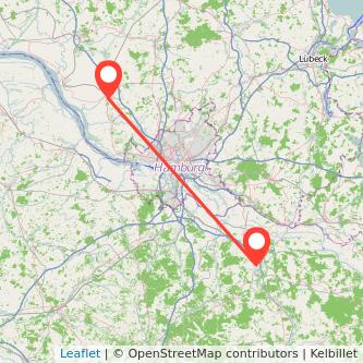 Lüneburg Elmshorn Mitfahrgelegenheit Karte