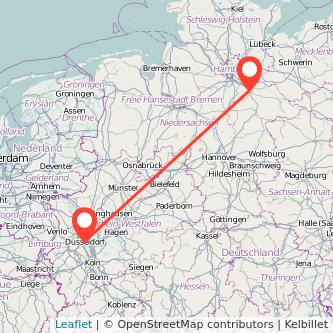 Lüneburg Düsseldorf Mitfahrgelegenheit Karte