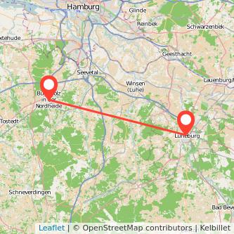 Lüneburg Buchholz in der Nordheide Mitfahrgelegenheit Karte