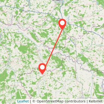 Ludwigslust Salzwedel Bahn Karte