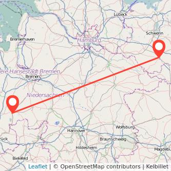 Ludwigslust Diepholz Bahn Karte