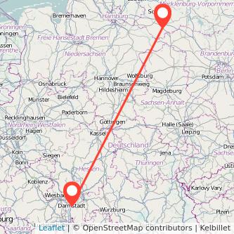 Ludwigslust Darmstadt Bahn Karte