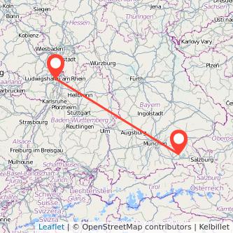 Ludwigshafen Bad Endorf Bahn Karte