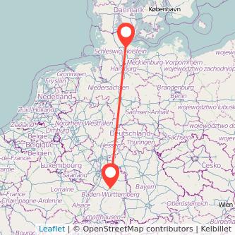 Ludwigsburg Kiel Mitfahrgelegenheit Karte