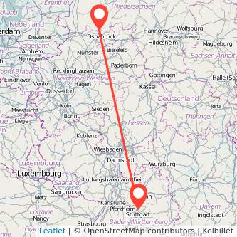 Ludwigsburg Bramsche Mitfahrgelegenheit Karte