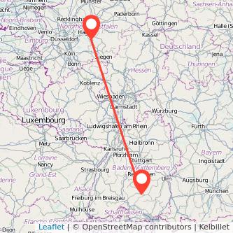 Lüdenscheid Sigmaringen Mitfahrgelegenheit Karte