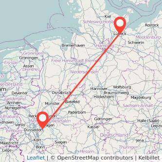 Lübeck Wuppertal Mitfahrgelegenheit Karte