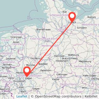 Lübeck Witten Mitfahrgelegenheit Karte