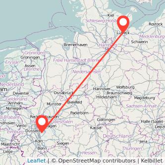 Lübeck Solingen Mitfahrgelegenheit Karte
