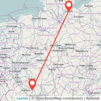 Lübeck Limburg Bahn Karte