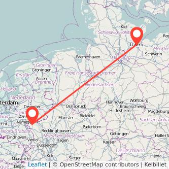 Lübeck Kleve Mitfahrgelegenheit Karte