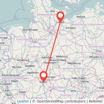 Lübeck Kassel Mitfahrgelegenheit Karte