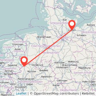 Lübeck Gronau Mitfahrgelegenheit Karte