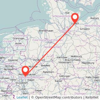 Lübeck Gelsenkirchen Mitfahrgelegenheit Karte