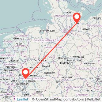 Lübeck Essen Mitfahrgelegenheit Karte