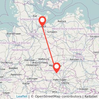 Lübeck Bernburg Mitfahrgelegenheit Karte