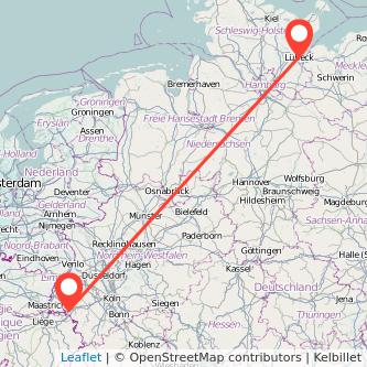 Lübeck Aachen Mitfahrgelegenheit Karte