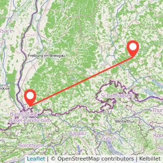 Lörrach Tuttlingen Mitfahrgelegenheit Karte