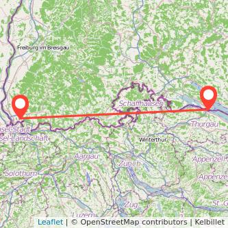 Lörrach Konstanz Mitfahrgelegenheit Karte