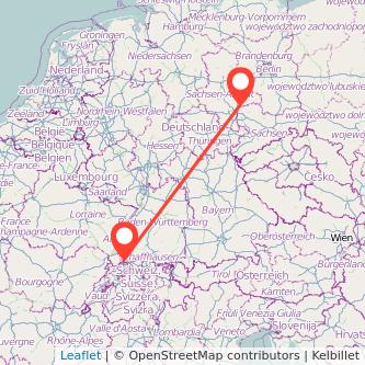 Lörrach Bitterfeld Mitfahrgelegenheit Karte