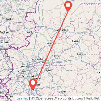 Lohne Köln Mitfahrgelegenheit Karte