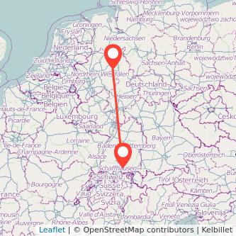 Lippstadt Radolfzell am Bodensee Bahn Karte