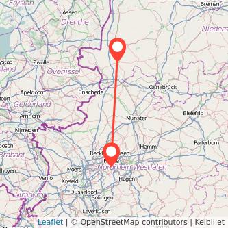Lingen Bochum Mitfahrgelegenheit Karte