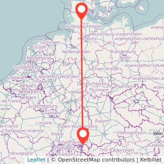 Lindau Schleswig Bahn Karte