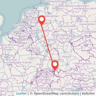 Lindau Münster Mitfahrgelegenheit Karte