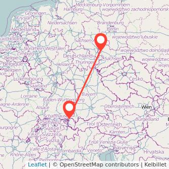 Lindau Leipzig Mitfahrgelegenheit Karte