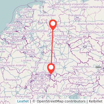 Lindau Göttingen Mitfahrgelegenheit Karte