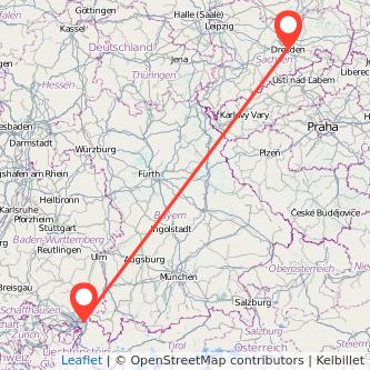 Lindau Dresden Mitfahrgelegenheit Karte