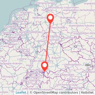 Lindau Braunschweig Mitfahrgelegenheit Karte