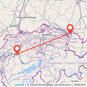 Lindau Bern Mitfahrgelegenheit Karte
