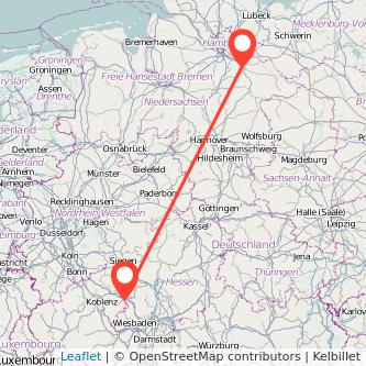 Limburg Lüneburg Bahn Karte